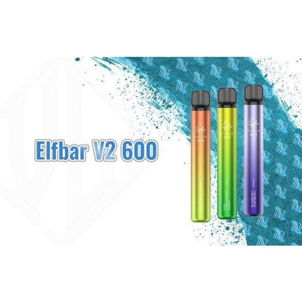 Elfbar 600 V2 - Einweg E-Zigaretten | bis zu 600 Puffs | 360 mAh |