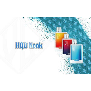 HQD Nook - Einweg E-Zigaretten | bis zu 600 Puffs | 400...