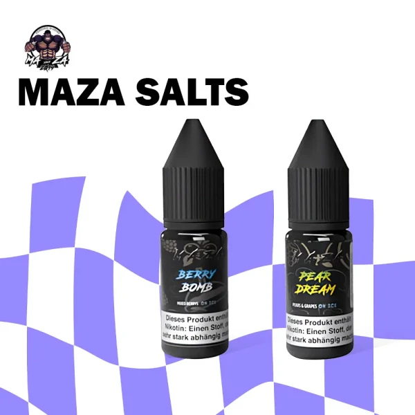 MAZA Nikotinsalzliquids - Neue Steuer 0,20€/ml