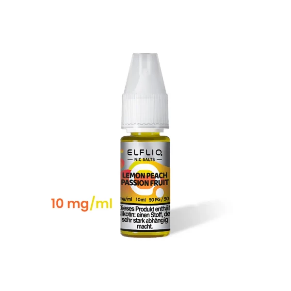 Elfliq Nikotinsalzliquids 10 mg/ml Lemon Peach-Passionfruit