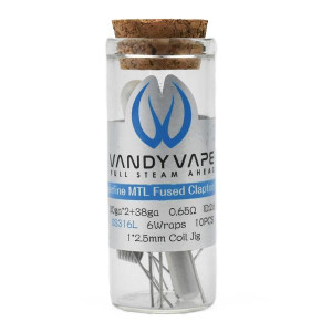 Vandy Vape Prebuilt SS316L Superfine MTL Fused Clapton...