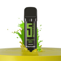 5EL PodToGo Pods Black Edition | Prefilled u. Wiederbefüllbar | 2ml 0 mg/ml Fruit Mix
