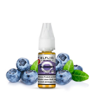 ELFBAR ELFLIQ Blueberry Nikotinsalz Liquid 10 ml 10mg...