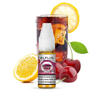 ELFBAR ELFLIQ Cherry Cola Nikotinsalz Liquid 10 ml 20mg...