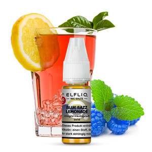 ELFBAR ELFLIQ Blue Razz Lemonade Nikotinsalz Liquid 10 ml...