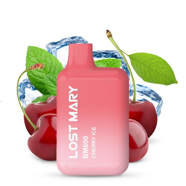 Lost Mary BM600 CP Einweg E-Zigarette - Cherry Ice 20mg Nikotinmenge