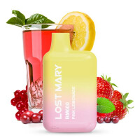 Lost Mary BM600 CP Einweg E-Zigarette - Pink Lemonade 20mg Nikotinmenge