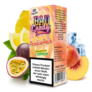 BAD CANDY Paradise Peach Nikotinsalz Liquid 10 ml 20mg...