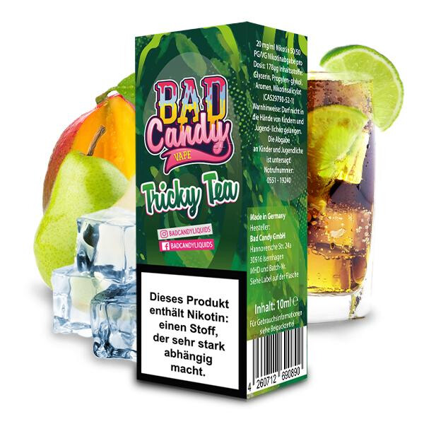 BAD CANDY Tricky Tea Nikotinsalz Liquid 10 ml 20mg Nikotinmenge