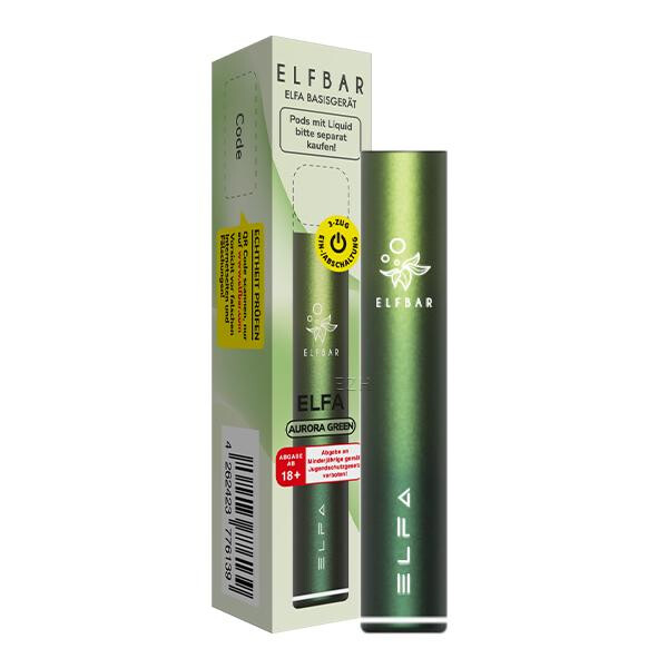 Elfbar ELFA Basisgerät aurora-green Farbe