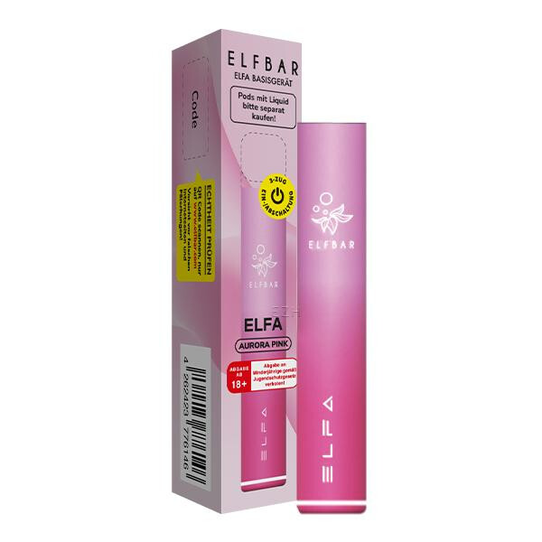 Elfbar ELFA Basisgerät aurora-pink Farbe