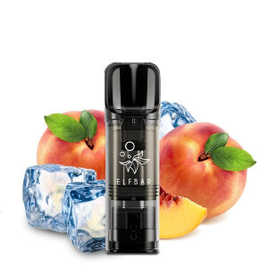 2x Elfbar ELFA Pod - Peach Ice 0mg Nikotinmenge