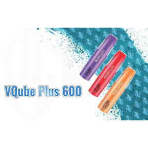 VQUBE Plus600 - Einweg E-Zigaretten | bis zu 600 Puffs |...