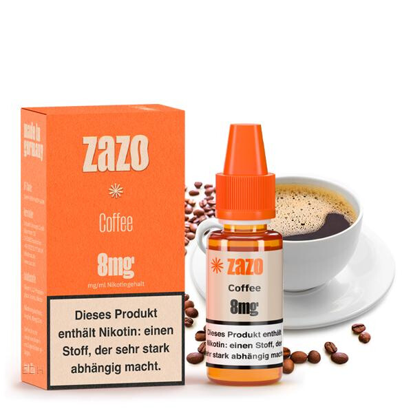 ZAZO Classics Coffee Liquid 10ml 12mg Nikotinmenge