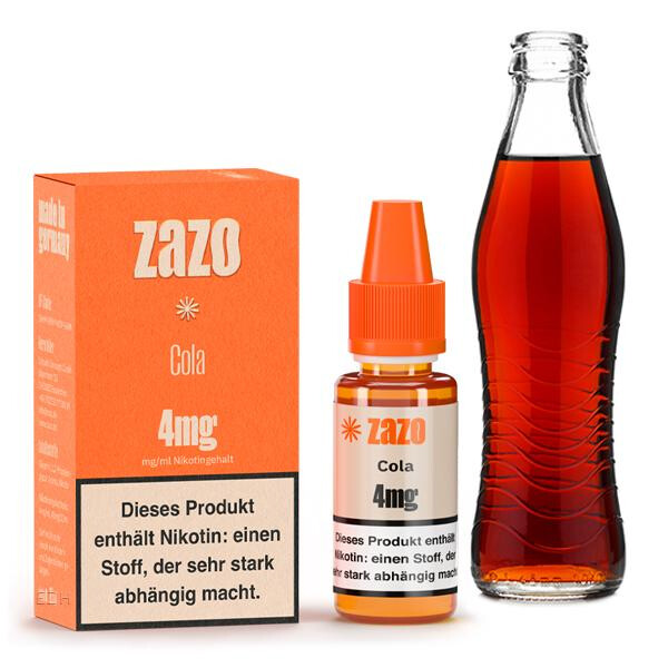 ZAZO Classics Cola Liquid 10ml 8mg Nikotinmenge