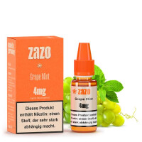 ZAZO Classics Grape Mint Liquid 10ml 4mg Nikotinmenge