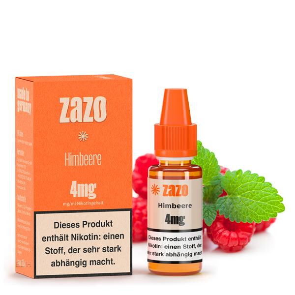 ZAZO Classics Himbeere Liquid 10ml 4mg Nikotinmenge