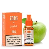 ZAZO Classics Green Apple Liquid 10ml 4mg Nikotinmenge