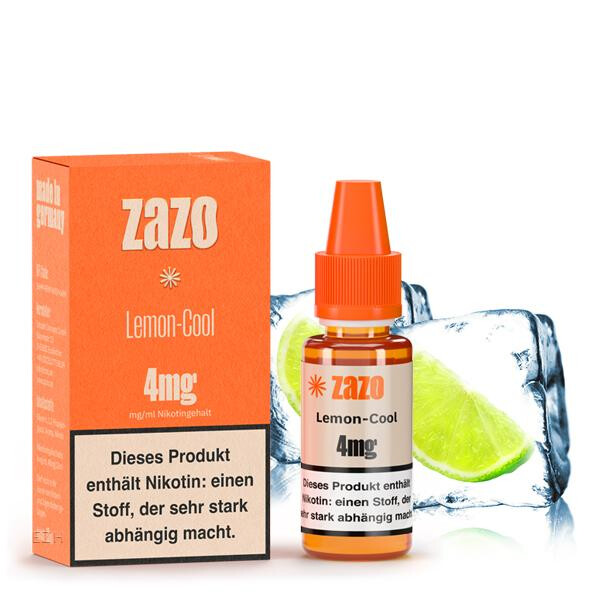 ZAZO Classics Lemon-Cool Liquid 10ml 12mg Nikotinmenge