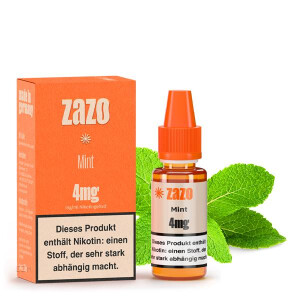 ZAZO Classics Mint Liquid 10ml 4mg Nikotinmenge