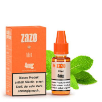 ZAZO Classics Mint Liquid 10ml 12mg Nikotinmenge