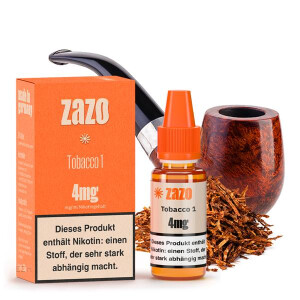 ZAZO Classics Tobacco 1 Liquid 10ml 8mg Nikotinmenge
