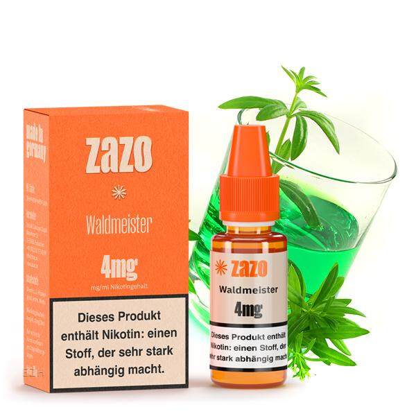 ZAZO Classics Waldmeister Liquid 10ml 4mg Nikotinmenge