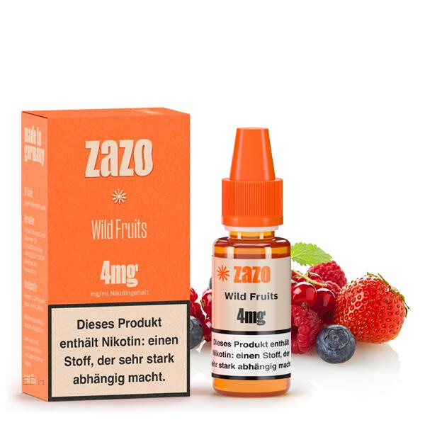 ZAZO Classics Wild Fruits Liquid 10ml 12mg Nikotinmenge