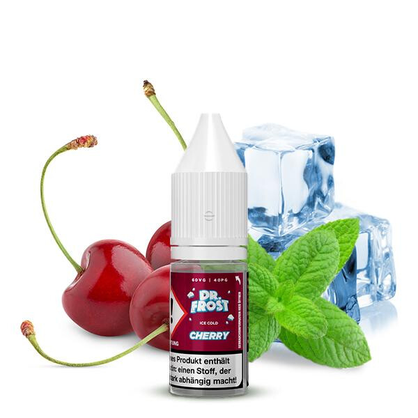 DR. FROST Ice Cold Cherry Nikotinsalz Liquid 10 ml 20mg Nikotinmenge