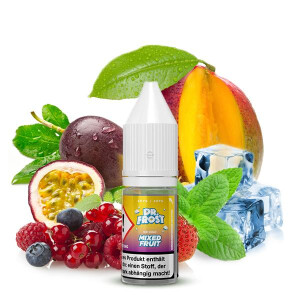 DR. FROST Ice Cold Mixed Fruit Nikotinsalz Liquid 10 ml...