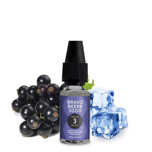 TANTE DAMPF Bravo Beere 3000 Liquid 10 ml 3mg Nikotinmenge