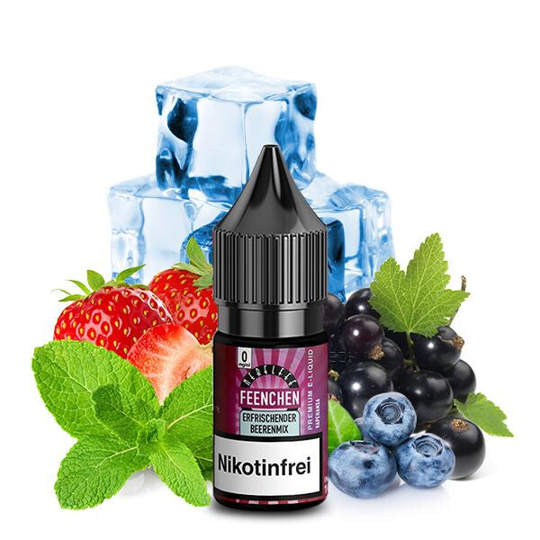 NEBELFEE Erfrischender Beerenmix Feenchen Liquid 10 ml 0mg Nikotinmenge