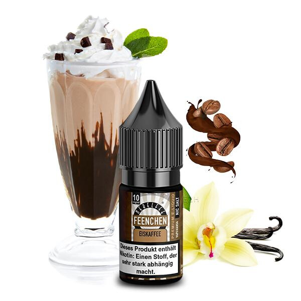 NEBELFEE Eiskaffee Feenchen Nikotinsalz Liquid 10ml 10mg Nikotinmenge