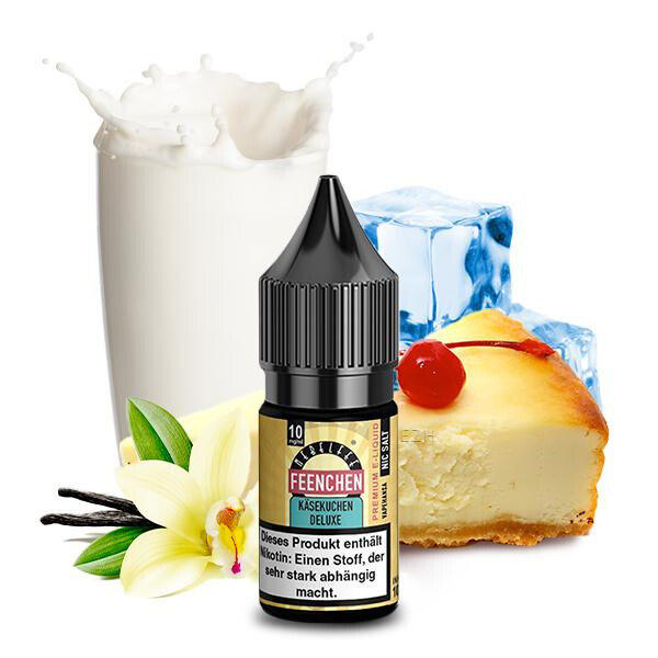 NEBELFEE Käsekuchen Deluxe Feenchen Nikotinsalz Liquid 10ml 10mg Nikotinmenge