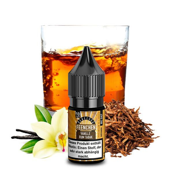 NEBELFEE Vanille Rum Tabak Feenchen Nikotinsalz Liquid 10ml 20mg Nikotinmenge