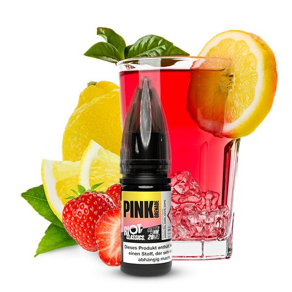 RIOT SQUAD Pink Grenade Nikotinsalz Liquid 10 ml 10mg Nikotinmenge