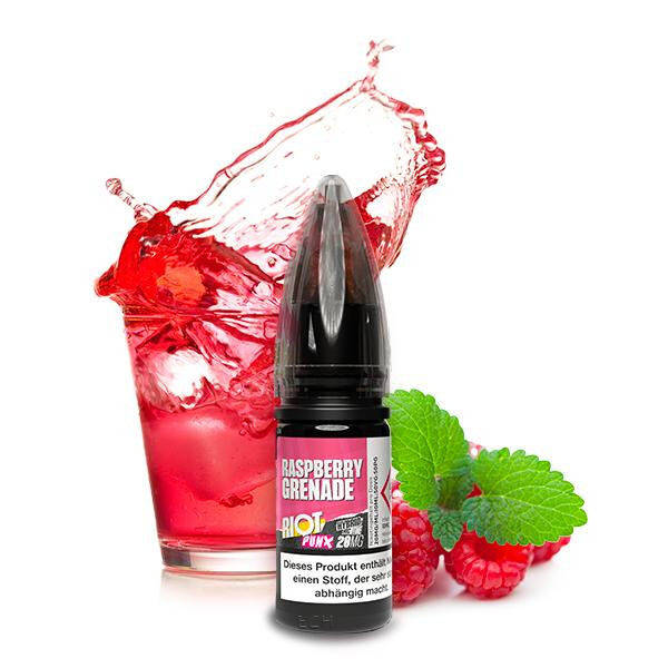 RIOT SQUAD PUNX Raspberry Grenade Nikotinsalz Liquid 10 ml 20mg