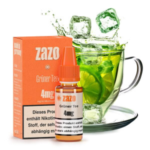 ZAZO Neo Grüner Tee Liquid 10ml 12mg Nikotinmenge