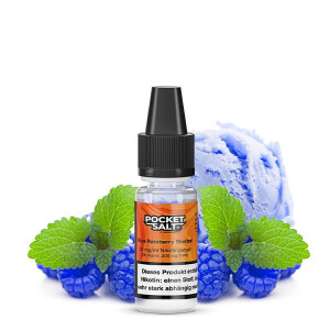 POCKET SALT Blue Razzberry Sherbet Nikotinsalz Liquid 10...