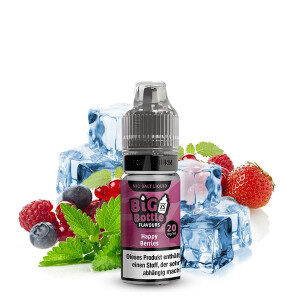 BIG BOTTLE Happy Berries Nikotinsalz Liquid 10 ml 10mg...