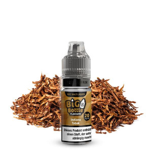 BIG BOTTLE Indiana Tabak Nikotinsalz Liquid 10 ml 20mg...