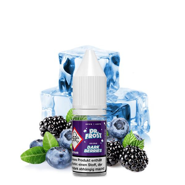 DR. FROST Ice Cold Dark Berries Nikotinsalz Liquid 10 ml 20mg Nikotinmenge