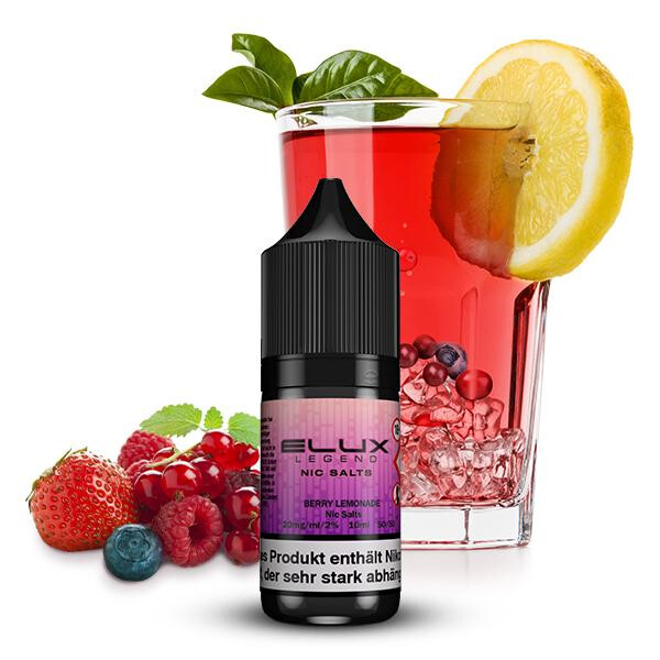ELUX Berry Lemonade Nikotinsalz Liquid 10 ml 10mg Nikotinmenge