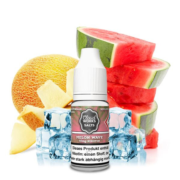 CLOUDWORKS Melon Wave Nikotinsalz Liquid 10ml 20mg Nikotinmenge