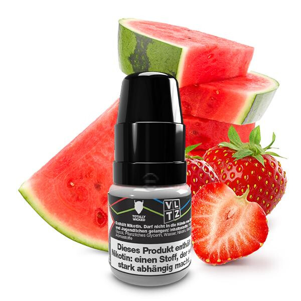VLTZ Erdbeere Wassermelone Nikotinsalz Liquid 10ml 10mg Nikotinmenge
