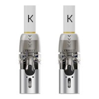 2x KIWI 2 Pod Tank Verdampfer 0.8 Ohm transparent Farbe