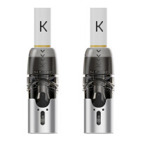 2x KIWI 2 Pod Tank Verdampfer 0.8 Ohm schwarz Farbe
