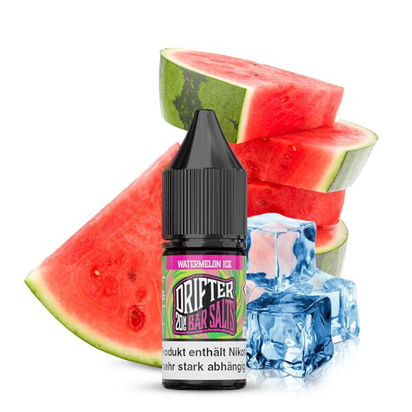 DRIFTER Watermelon Ice Nikotinsalz Liquid 10ml 10mg Nikotinmenge