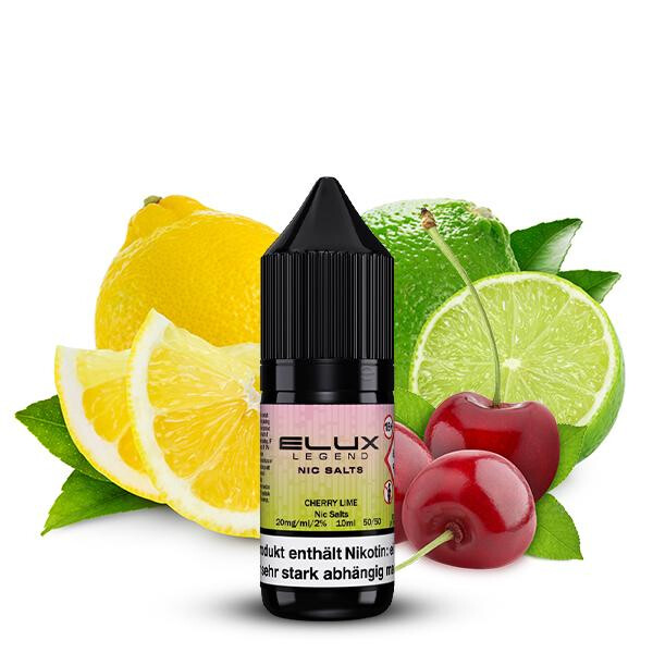 ELUX Cherry Lime Nikotinsalz Liquid 10 ml 20mg Nikotinmenge