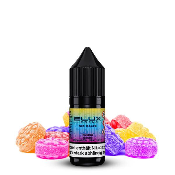 ELUX Rainbow Nikotinsalz Liquid 10 ml 10mg Nikotinmenge